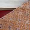 Jacquard fiorellini arancio