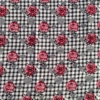 Jacquard principe di Galles ricamo rose