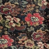 Jacquard tapestry fiori blu e rossi